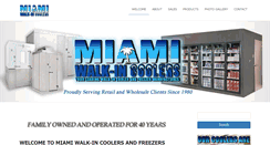 Desktop Screenshot of miamiwalkincoolers.com